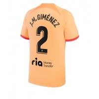 Atletico Madrid Jose Gimenez #2 Fotballklær Tredjedrakt 2022-23 Kortermet